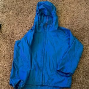 Northface, raincoat and fleece